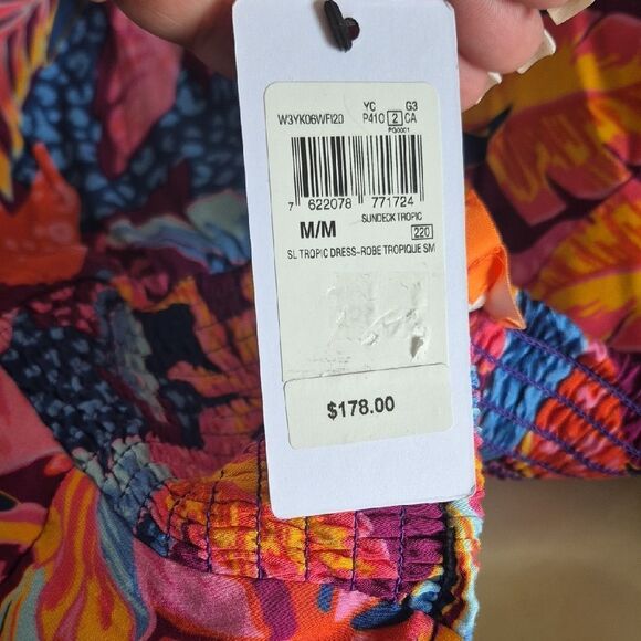 Guess Vibrant Floral Maxi Dress in Blue and Pink - Picture 4 of 16